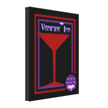 Vampire Inn Canvas Prints