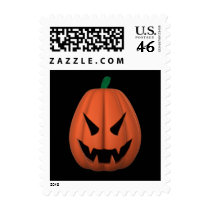 Vampire Jack O'Lantern Postage Stamps