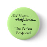vampire jonas boyfriend pinback buttons