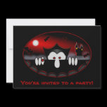 Vampire Kilroy Invitations invitations