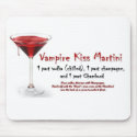 Vampire Kiss Martini Drink Recipe mousepads by VampOut Vampire Kiss Martini Drink Recipe mousepads