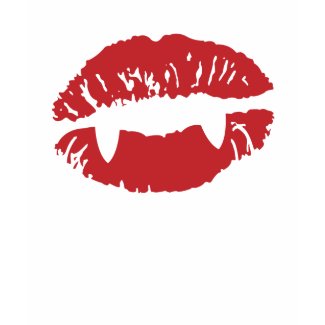 Vampire Lipes - I Run with Vamps Tee shirt