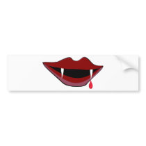 vampire lips bumper stickers by jones8682 vampire lips bumper stickers