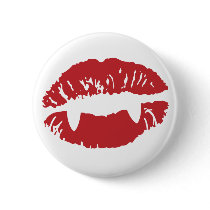 Vampire Lips Button
