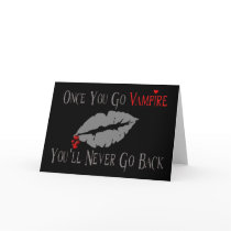 Vampire Love Greeting Card