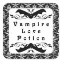 Vampire Love Potion Halloween Stickers