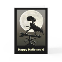 Vampire Moon Halloween Card