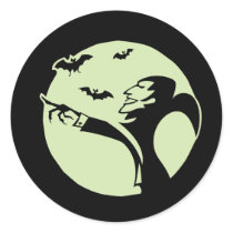 Vampire Moon stickers by AHalloweenTrail Vampire Moon stickers