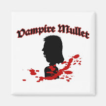 Vampire Mullet Fridge Magnet