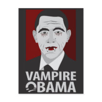Vampire Obama postcards by AmericanElephant Vampire Obama postcards