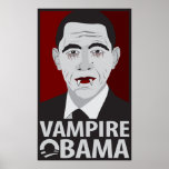 Vampire Obama Print