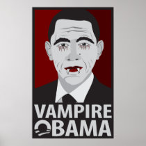 Vampire Obama Print