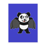 This vampire panda is too cute! With his fangs and cape this design makes an excellent Halloween present or anyone who likes vampires. Great gift ideas here for your friends and family.