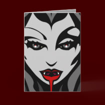 Vampire Party Invitations Custom Halloween Cards cards