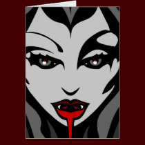 Vampire Party Invitations Custom Halloween Cards cards