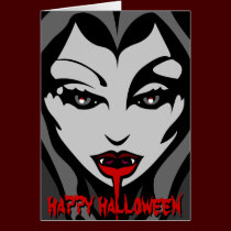 Vampire Party Invitations Custom Halloween Cards cards