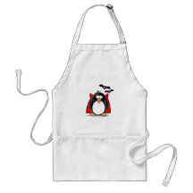 Vampire Penguin Aprons