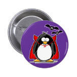 Vampire Penguin Pinback Buttons