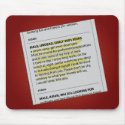Vampire Personal Ad mousepads by nyxxie Vampire Personal Ad mousepads