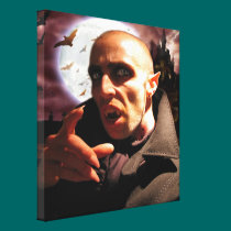 VAMPIRE PORTRAIT WRAPPED CANVAS canvas prints