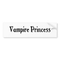 Vampire Princess Bumper Sticker