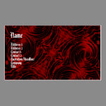 Vampire Red Gothic Business Card business cards