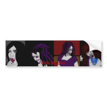 Vampire "Rising Dead" bumper stickers