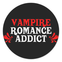 Vampire Romance Addict Sticker