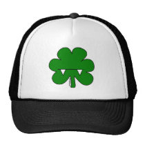 Vampire Shamrock Trucker Hat hats