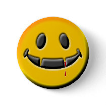 VAMPIRE SMILEY button buttons