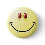 Vampire Smiley Face buttons
