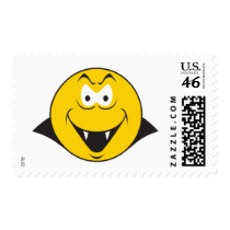 Vampire Smiley Face postage by doonidesigns Vampire Smiley Face postage
