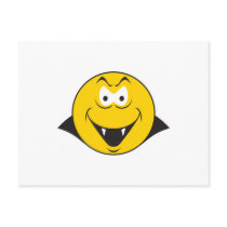 Vampire Smiley Face postcards by doonidesigns Vampire Smiley Face postcards