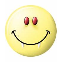 Vampire Smiley Face t-shirts