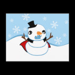 Vampire Snowman Post Cards