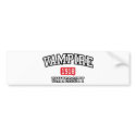 Vampire University bumper stickers by shirtster Vampire University bumper stickers