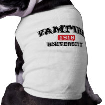 Vampire University pet clothing by shirtster Vampire University pet clothing