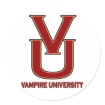 VAMPIRE UNIVERSITY stickers by dgpaulart VAMPIRE UNIVERSITY stickers