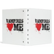 Vampire University, vamps love me 3 Ring Binders