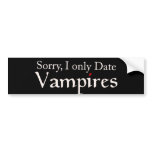Vampire Vampires Fan Halloween bumper stickers