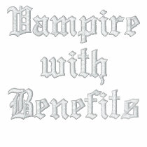 Vampire with Benefits embroidered shirts