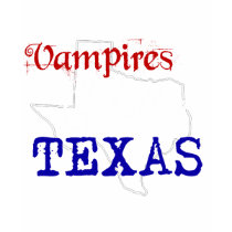 Vampires Are Hotter In Texas (on black) Tee Shirts