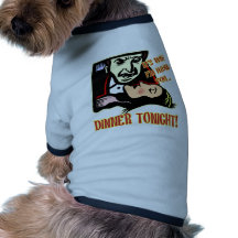 Vampires Dinner Pet T-shirt