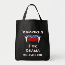 Vampires For Obama Fun Halloween Bag
