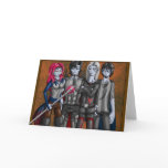 Vampires Greetings card
