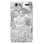Vampire's Kiss by Al Rio - Vampire and Woman Art Droid RAZR Cover
