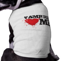 Vampires loves me pet clothing by shirtster Vampires loves me pet clothing