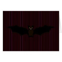 Vampire's Stripes Greeting Card