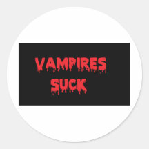 Vampires Suck Sticker