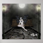 Vampress Waiting in the Mist Print